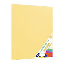 CARTULINA PAQ C/50 C-56 AMARILLO CLARO T/CARTA 180 GM