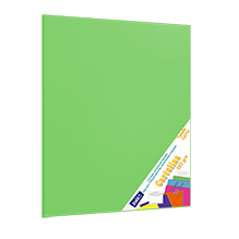 CARTULINA PAQ C/50 C-57 VERDE CLARO T/CARTA 180 GM