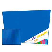 CORRUGADO 50X70 161-06 AZUL COBALTO PQT C/10