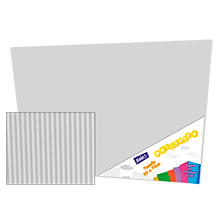 CORRUGADO 50X70 161-16 BLANCO PQT C/10