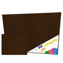 CORRUGADO 50X70 161-22 CAFE OBSCURO PQT C/10