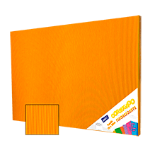 CORRUGADO FLUORESCENTE 50X70 165-D05 ORO PQT C/10