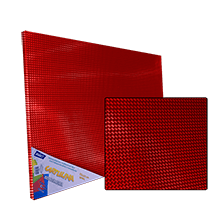 CARTULINA HOLOGRAFICA ROJO 50X65 C/10