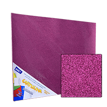 CARTULINA DIAMANTADA 280GRS. FUCSIA 50X60 C/10