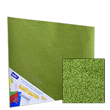 CARTULINA DIAMANTADA 280GRS. VERDE MANZANA 50X60 C/10