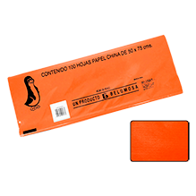 CHINA PAPEL BELUMOSA 10 C/100 05 MANDARINA