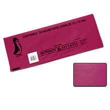 CHINA PAPEL BELUMOSA 20 C/50 NO.11 ESCARLATA