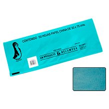 CHINA PAPEL BELUMOSA 20 C/50 NO.14 TURQUESA