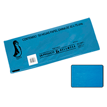 CHINA PAPEL BELUMOSA 20 C/50 NO.15 AZUL COBALTO