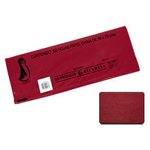 CHINA PAPEL BELUMOSA 20 C/50 NO.27 ROJO BURDEOS