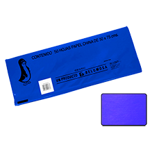 CHINA PAPEL BELUMOSA 20 C/50 NO.28 AZUL VICTORIA