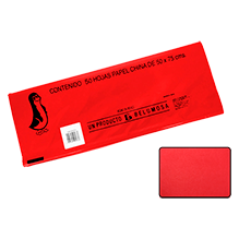 CHINA PAPEL BELUMOSA 20 C/50 NO.32 ROJO NAVIDAD