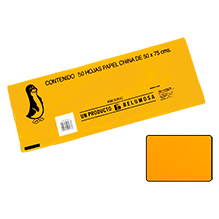 CHINA PAPEL BELUMOSA 20 C/50 NO.42 AMARILLO FUERTE