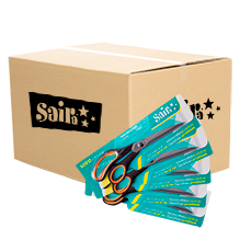 TIJERA PROFESIONAL TODO TIPO DE TELA  9 1/2 TJ-011  CJA C/12 PZAS