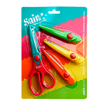 TIJERA CREATIVA PARA DECORACIONES 4 DISEÑOS TJ-015 CAJA C/12