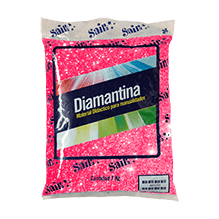 DIAMANTINA GRUESA 1 KGR #21 FUCSIA IRISADO