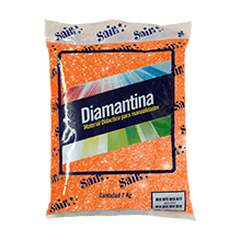 DIAMANTINA GRUESA 1 KGR #23 NARANJA IRISADO