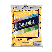 DIAMANTINA GRUESA 1 KGR #25 AMARILLO IRISADO