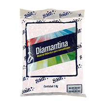 DIAMANTINA GRUESA 1 KGR #26 BLANCO  IRISADO