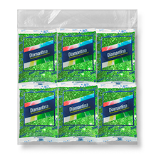 DIAMANTINA GRUESA 20 BOLSAS DE 50GRS # 06 VERDE LIMON
