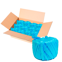 RAFIA TOYO BOLA 100 GR 12 AZUL TURQUESA CAJA C/200