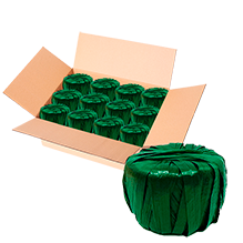 RAFIA TOYO BOLA 100 GR 11C VERDE MILITAR CAJA C/200