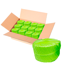 RAFIA TOYO BOLA 100 GR 105 AMARILLO FLOU CAJA C/200