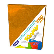 FOAMY DIAMANTADO T/CARTA 20 COBRE PQT C/10