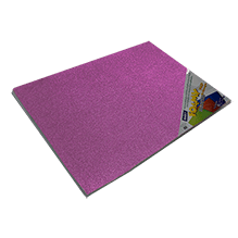 FOAMY DIAMANTADO 43X56 02 ROSA PALIDO PQT C/10