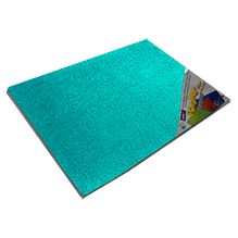 FOAMY DIAMANTADO 43X56 11 TURQUESA PQT C/10