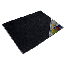 FOAMY DIAMANTADO 43X56 12 NEGRO PQT C/10