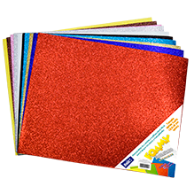 FOAMY DIAMANTADO 43X56 MULTICOLOR PQT C/10