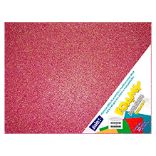 FOAMY DIAM. IRISADO 43X56 31 ROJO  PQT C/10