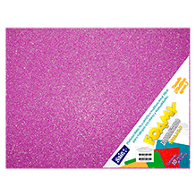 FOAMY DIAM. IRISADO 70X90 #32 FUCSIA C/10