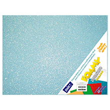 FOAMY DIAM. IRISADO 70X90 #41 AZUL PASTEL C/10