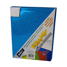 FOAMY DIAMANTADO ADHESIVO #03 COBALTO C/10 T/C