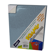 FOAMY DIAMANTADO ADHESIVO #17 GRIS C/10 T/C