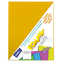 FOAMY PLUSH PASTO 07 AMARILLO T/CARTA PQT C/10
