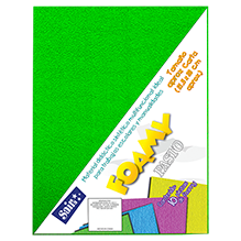 FOAMY PLUSH PASTO 09 VERDE T/CARTA PQT C/10