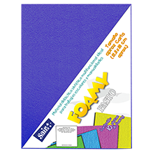 FOAMY PLUSH PASTO 10 AZUL MARINO T/CARTA PQT C/10