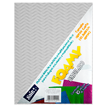 FOAMY ONDULADO 14 BLANCO T/CARTA PAQ C/10