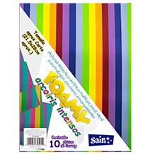 FOAMY  ARCOIRIS COLORES INTENSOS T/CARTA PAQ C/10