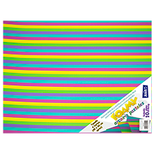 FOAMY ARCOIRIS COLORES PASTELES 45X60 PAQ C/10