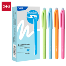 Deli G163-BL Bolígrafo de gel borrable azul 0.5mm caja c/12 pzas