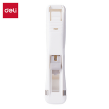 Deli M451 Dispensador de sujetadocumentos blanco 40 hojas caja c/24 pzas