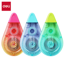 Deli H360B Cinta correctora colores neon degradados 5mmx12m caja c/12 pzas