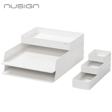 Deli NS001 Set de charolas organizadoras blancas caja c/6 pzas