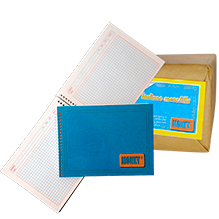 CUADERNO ITALIANO CUADRO 7MM 100 HOJAS PAQ. C/50