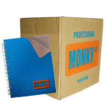 CUADERNO PROF. P. DURA CUADRO 5MM 200 HOJAS PAQ. C/15 C/4 SEPARADORES