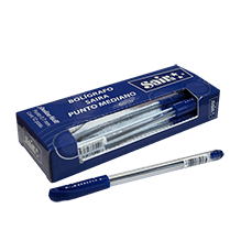 PLUMA TINTA AZUL SEMI GEL PUNTO 0.7 C/12 PZAS.